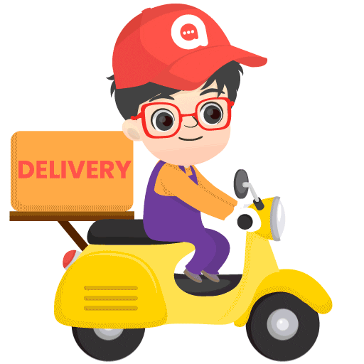 Bike Delivery Sticker by AskAlan