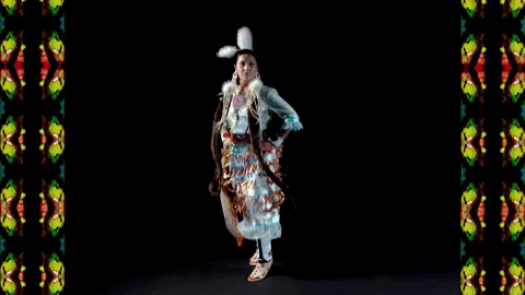 Jeffrey Gibson Jingle Dress Dancer GIF by Brooklyn Museum