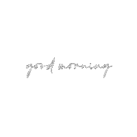 bellalheart good morning simple greetings cursive Sticker