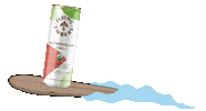 flyingembers drink water ocean drinks Sticker