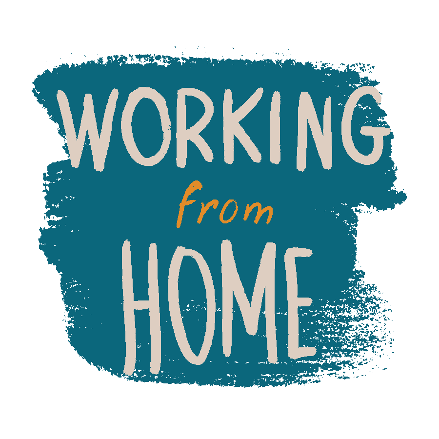 Work From Home Sticker by zandraart