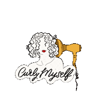CurlyMyself curlymyself Sticker