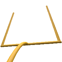 Field Goal Football Sticker