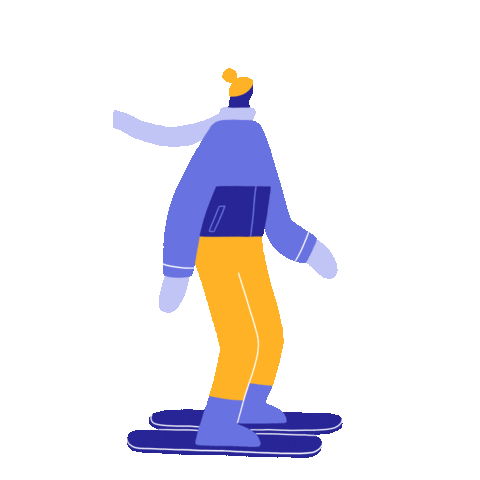 winter sports animation Sticker by Lobster Studio