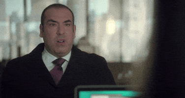 Shocked Louis Litt GIF by Suits