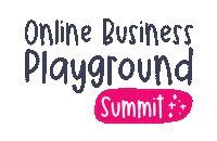 Online Business Playground Summit Sticker by Elizabeth Goddard