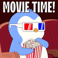 Friday Night Popcorn GIF by Pudgy Memez