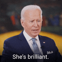 She's brilliant.