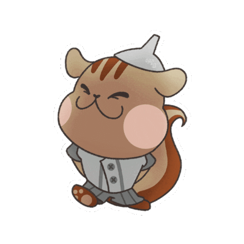 Squirrel Oneus Sticker