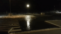 Waves Wash Over Streets of Gallipoli