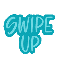HandLetteringLoft swipe up swipe teal hand lettering loft Sticker