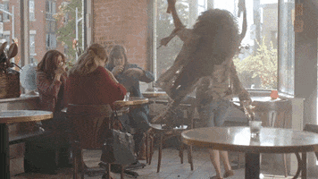 baroness von sketch spin GIF by CBC