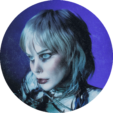 Alice Glass Sticker by Astra Zero