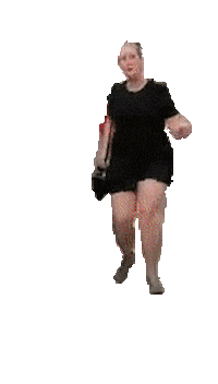 Run Away Get Out Sticker by Krissyanne Designs