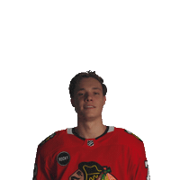 Happy Ice Hockey Sticker by NHLBlackhawks