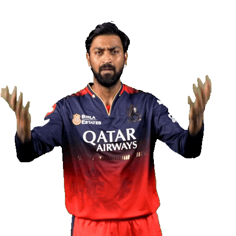 Happy Krunal Pandya Sticker by Royal Challengers Bengaluru