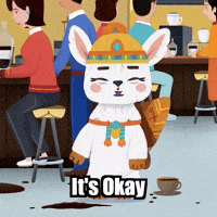 Its Okay Acceptance GIF by Llamaozi