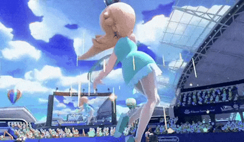 Super Mario Tennis GIF