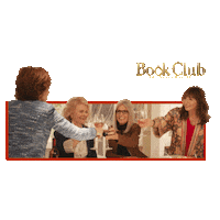 Book Club Cheers Sticker by Focus Features