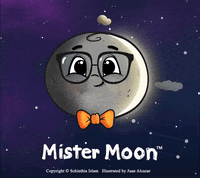 MisterMoonSeries moon adorable starry night childrens book GIF