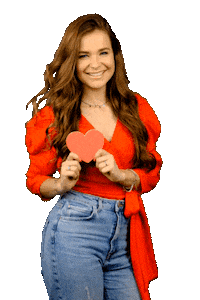 Diedevandenheuvel love heart like top Sticker