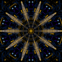 Azul Mandala GIF