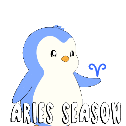 Zodiac Sign Penguin Sticker by Pudgy Penguins