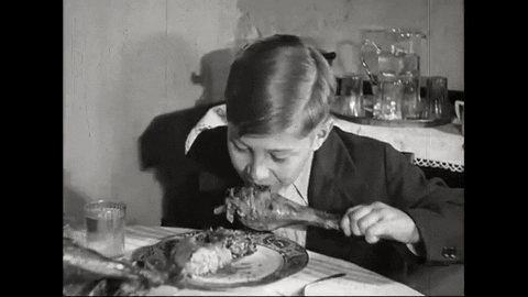 vintage eating GIF by US National Archives