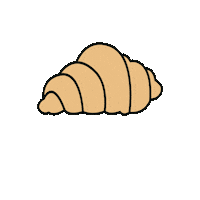 Dessert Croissant Sticker by Haute Dolci