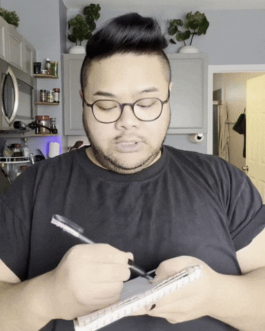 Filipino Taking Notes GIF