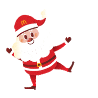 Santa Claus Christmas Sticker by mcdonaldsgreece