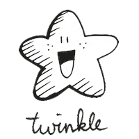 Star Twinkle Sticker by Paperfuel