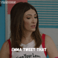 tweet katydids GIF by Teachers on TV Land