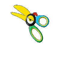 Eye Scissors Sticker by Handy Famm
