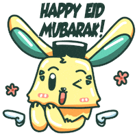 Mascot Eid Sticker by Milikumi