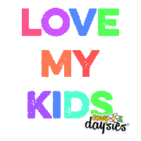 Kids Love Sticker by Easy Daysies