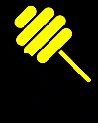 subtitlebee bee honey drops dropping GIF