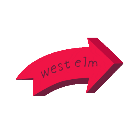 arrow marquee Sticker by west elm