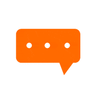 Orange Waiting Sticker by Driverseat Inc