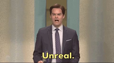 unreal bill hader GIF by Saturday Night Live