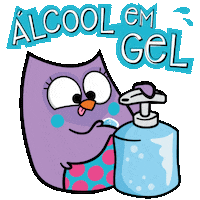 Hand Alcohol Sticker by Uatt?
