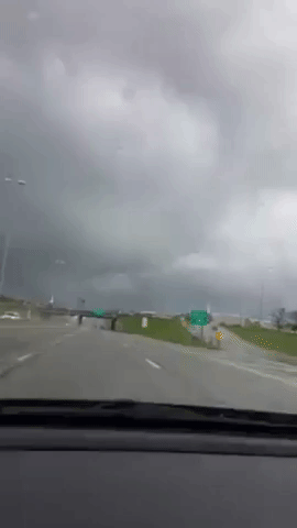 Wall Cloud Forms in Omaha