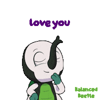 Love You Hearts Sticker by VeeFriends