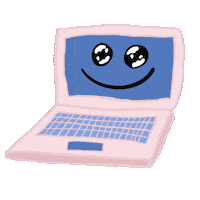 Computer Laptop Sticker by A Good Mess