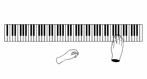 black and white illustration GIF by Laurène Boglio