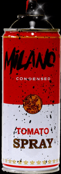 DeodatoArte giphygifmaker milano spraycan brainwash GIF