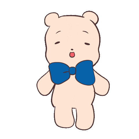 mochietomaruzou giphyupload bear かわいい くま Sticker