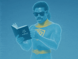 Floating Book Of Mormon GIF by Jukebox Saints