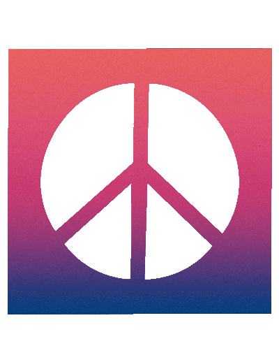 Peace Kind Sticker by Zetafonts Type Foundry