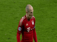 nervous arjen robben GIF by FC Bayern Munich
